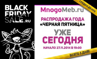 Распродажа «Черная Пятница» окончена!