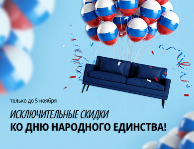 Исключительные скидки ко Дню народного единства!