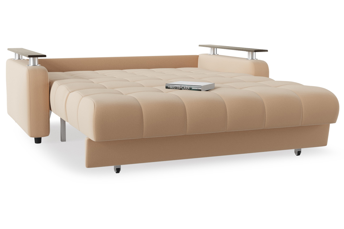Диван-кровать прямой "Карина" Light Beige аккордеон купить за 32990 руб ...