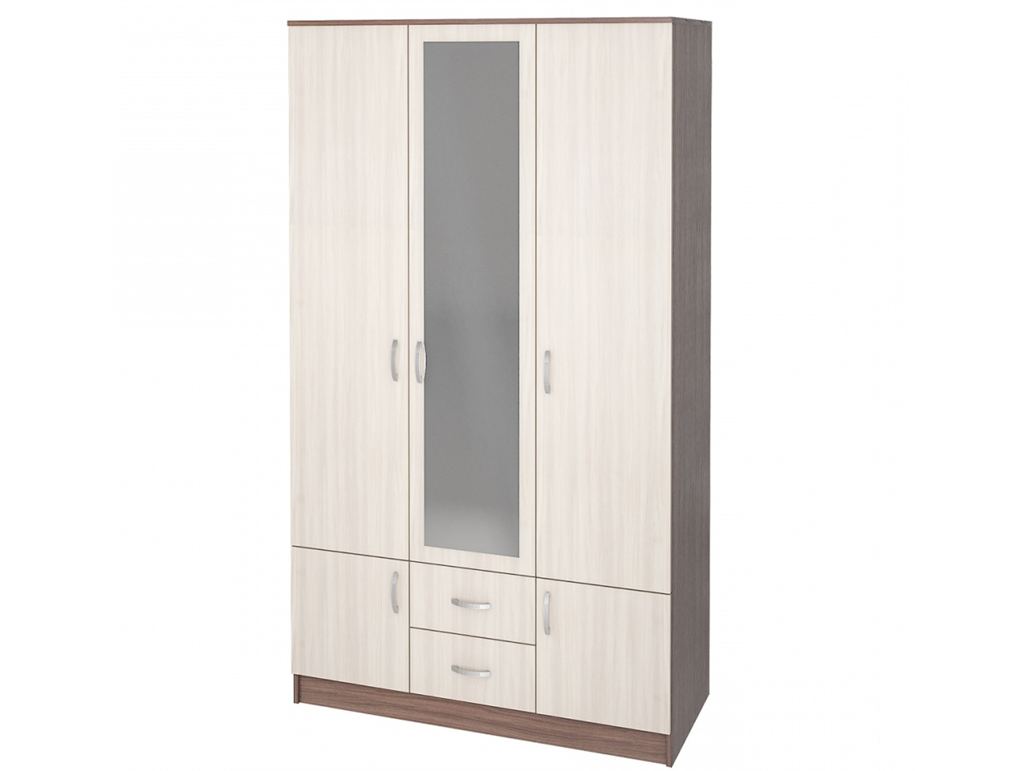 Шкаф трехстворчатый "Ронда ШК-3" ясень шимо светлый/темный купить за ...