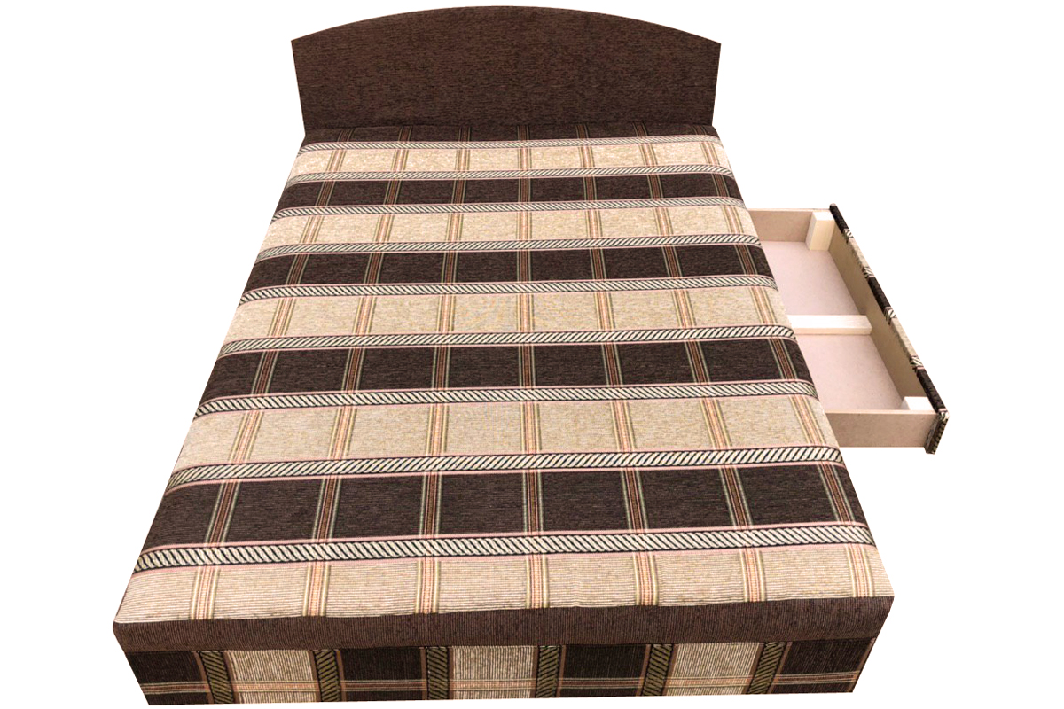 Кровать для дачи плетеная