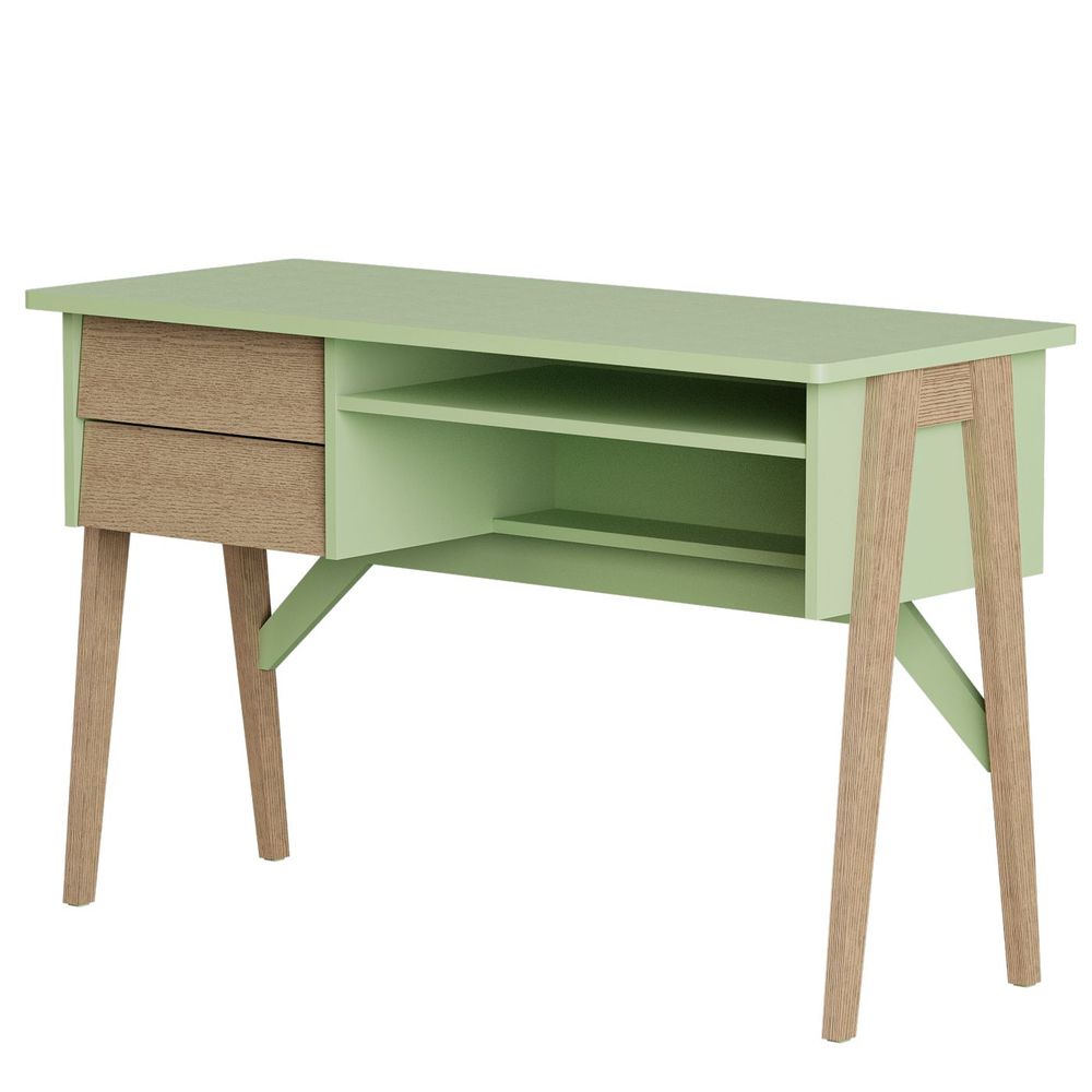 Стол письменный "Сканди-2" (500) дуб/олива купить за 14350 руб в Москве ...