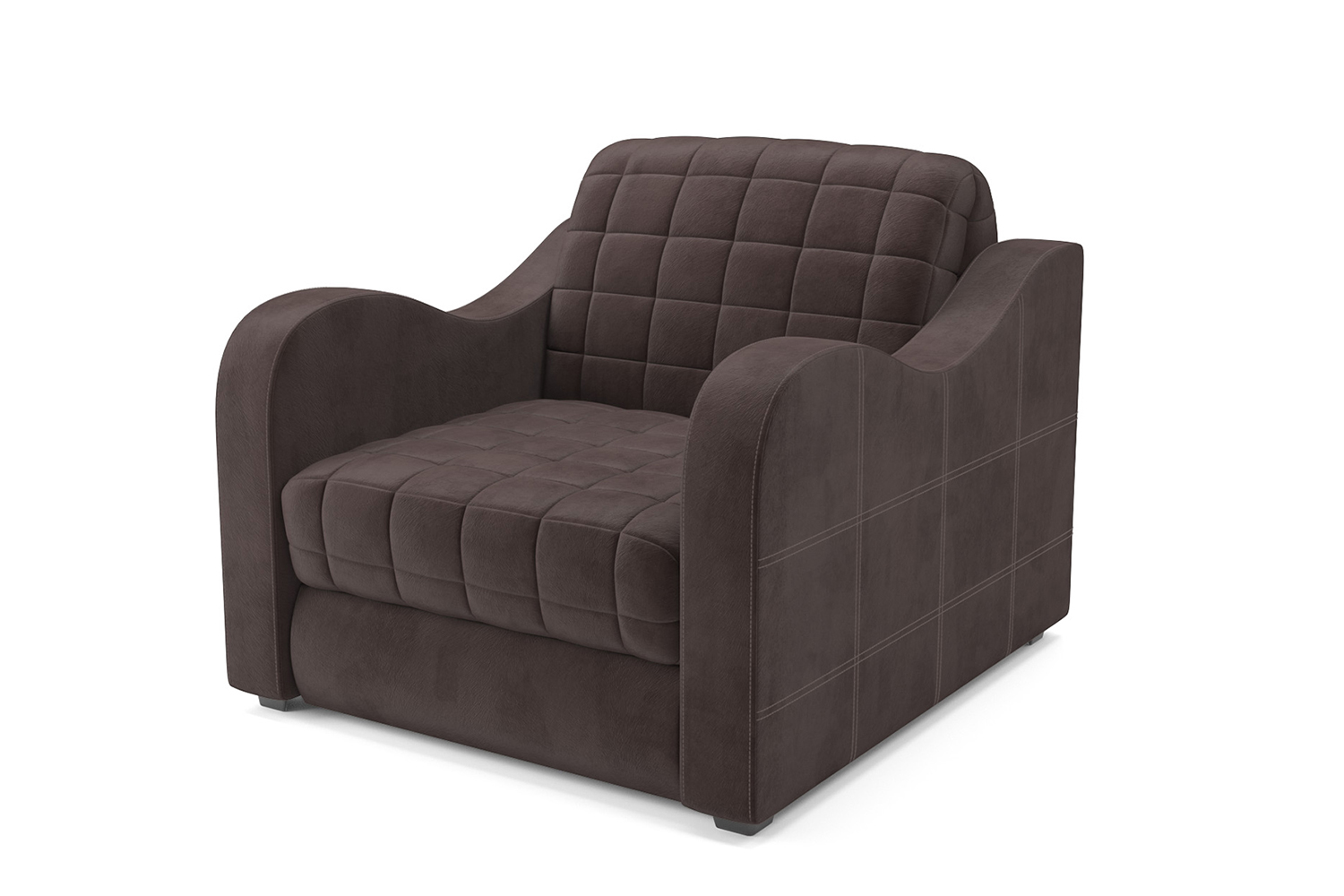Кресло-кровать "Барон №4" кордрой коричневый купить в Липецке по цене ...