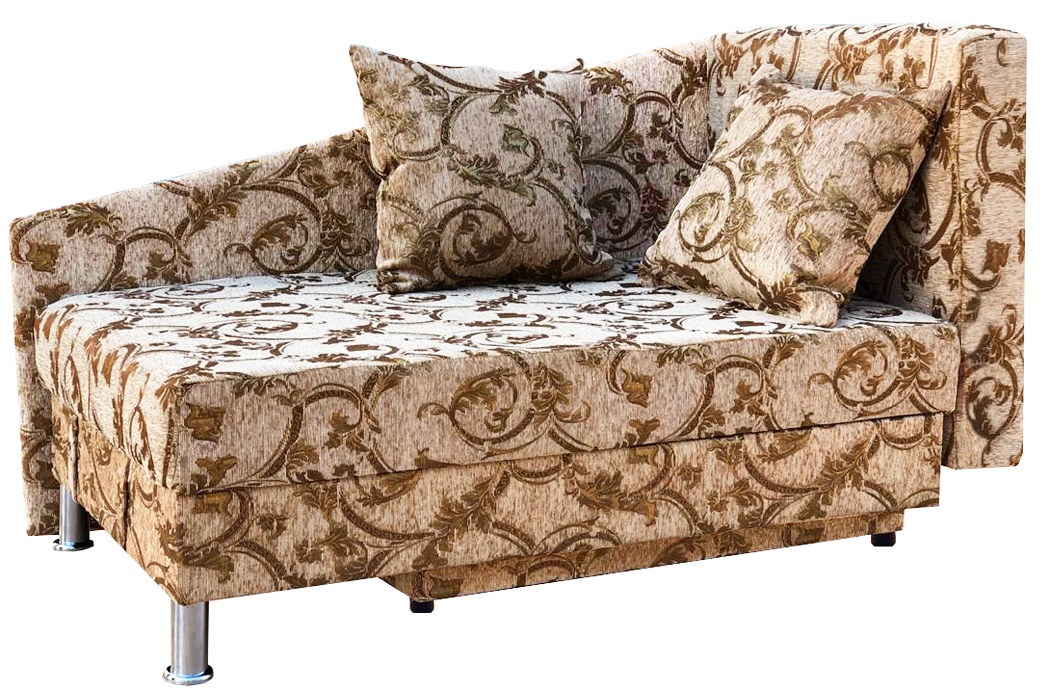 Софа "Малютка" Людовик бежевый (крупный вензель) правый угол купить в ...