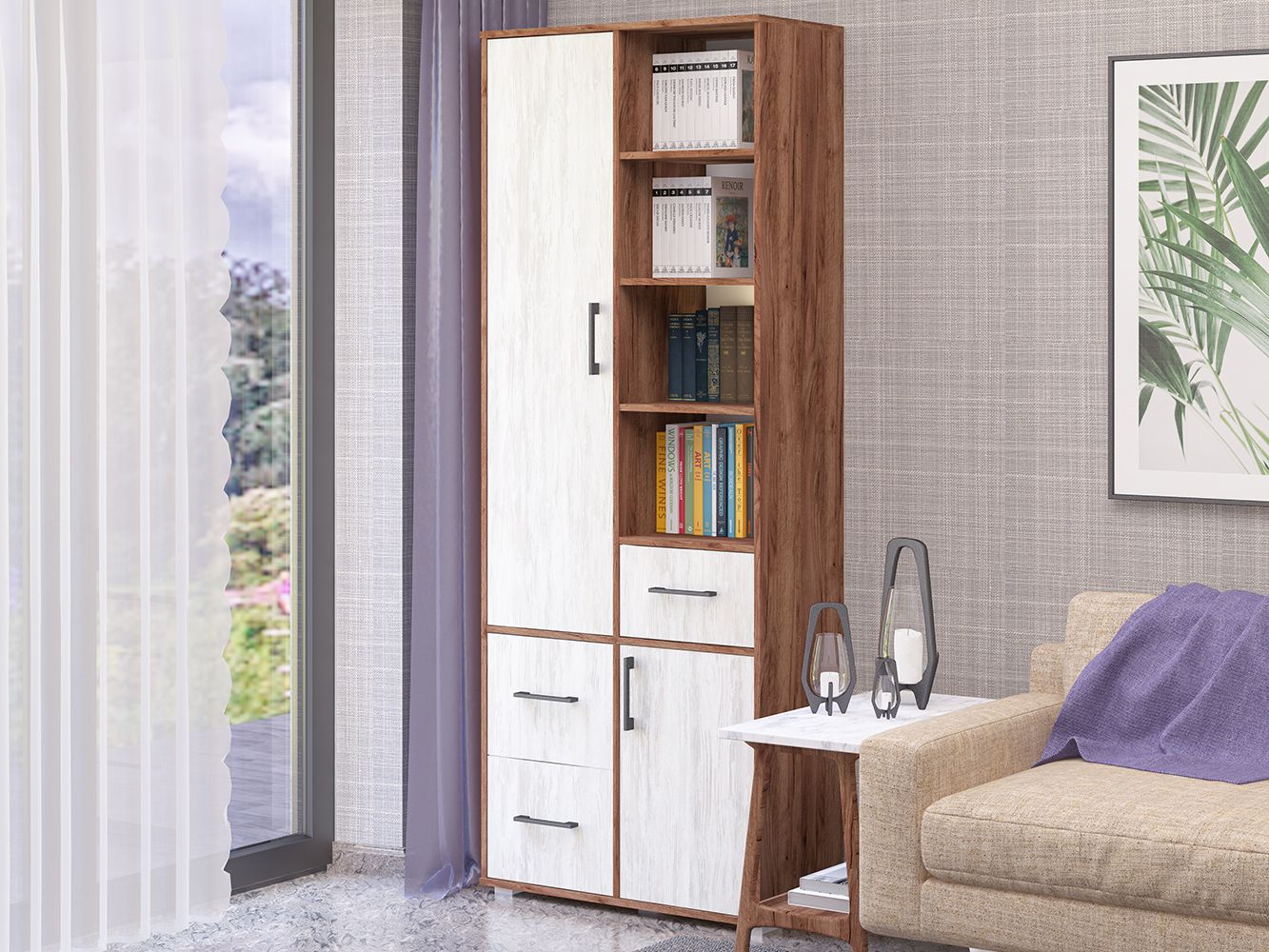 Шкаф "Топаз" табак, артвуд купить за 11190 руб в Москве - интернет ...