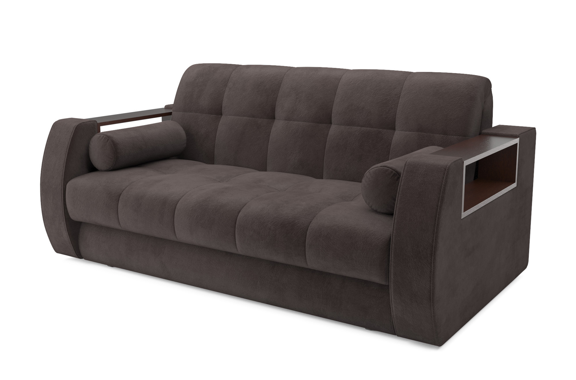 Диван-кровать "Барон №3" кордрой коричневый купить за 36490 руб в Москве - интернет-магазин мебели MnogoMeb.Ru