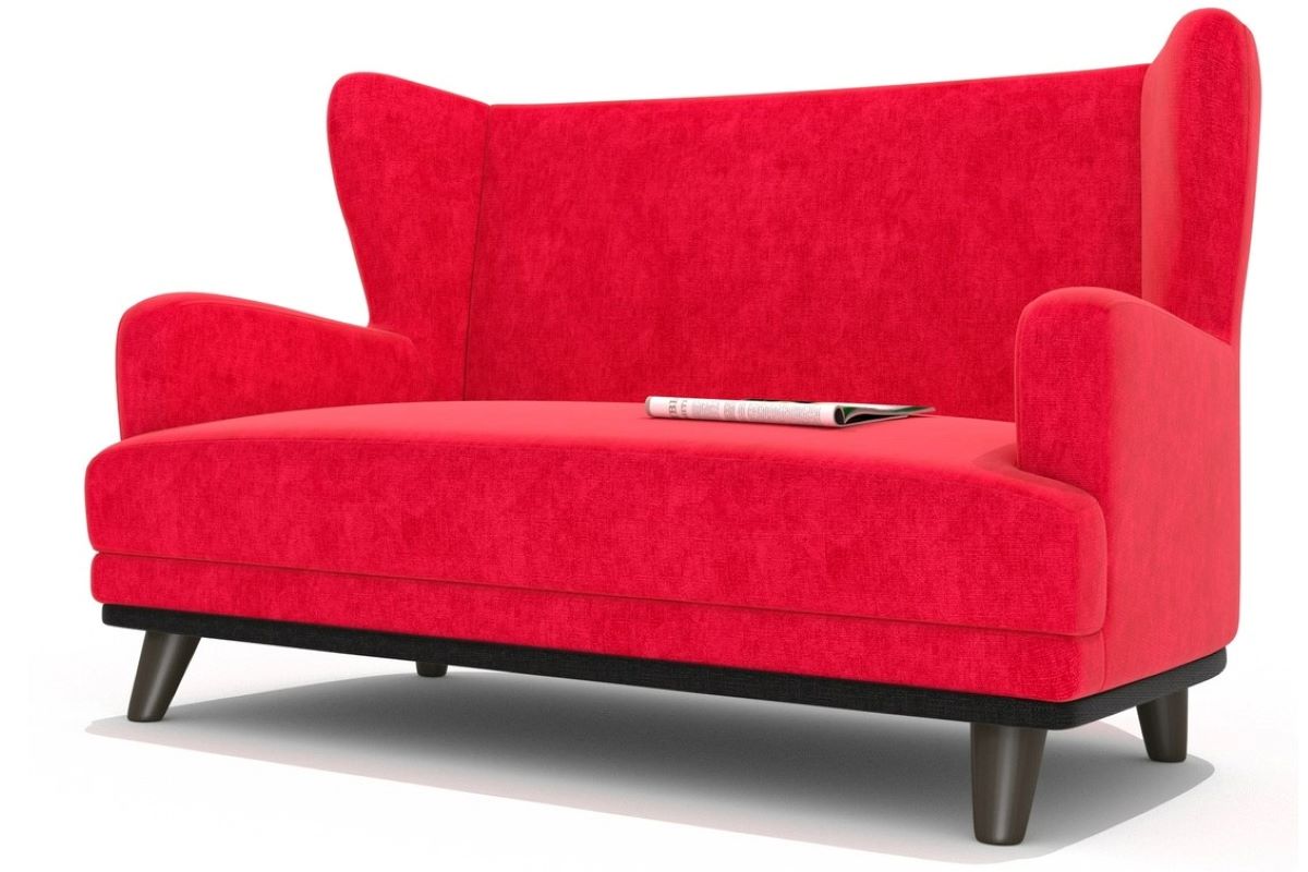 Диван прямой "Оскар" Velvet Red купить за 16090 руб в Москве - интернет ...