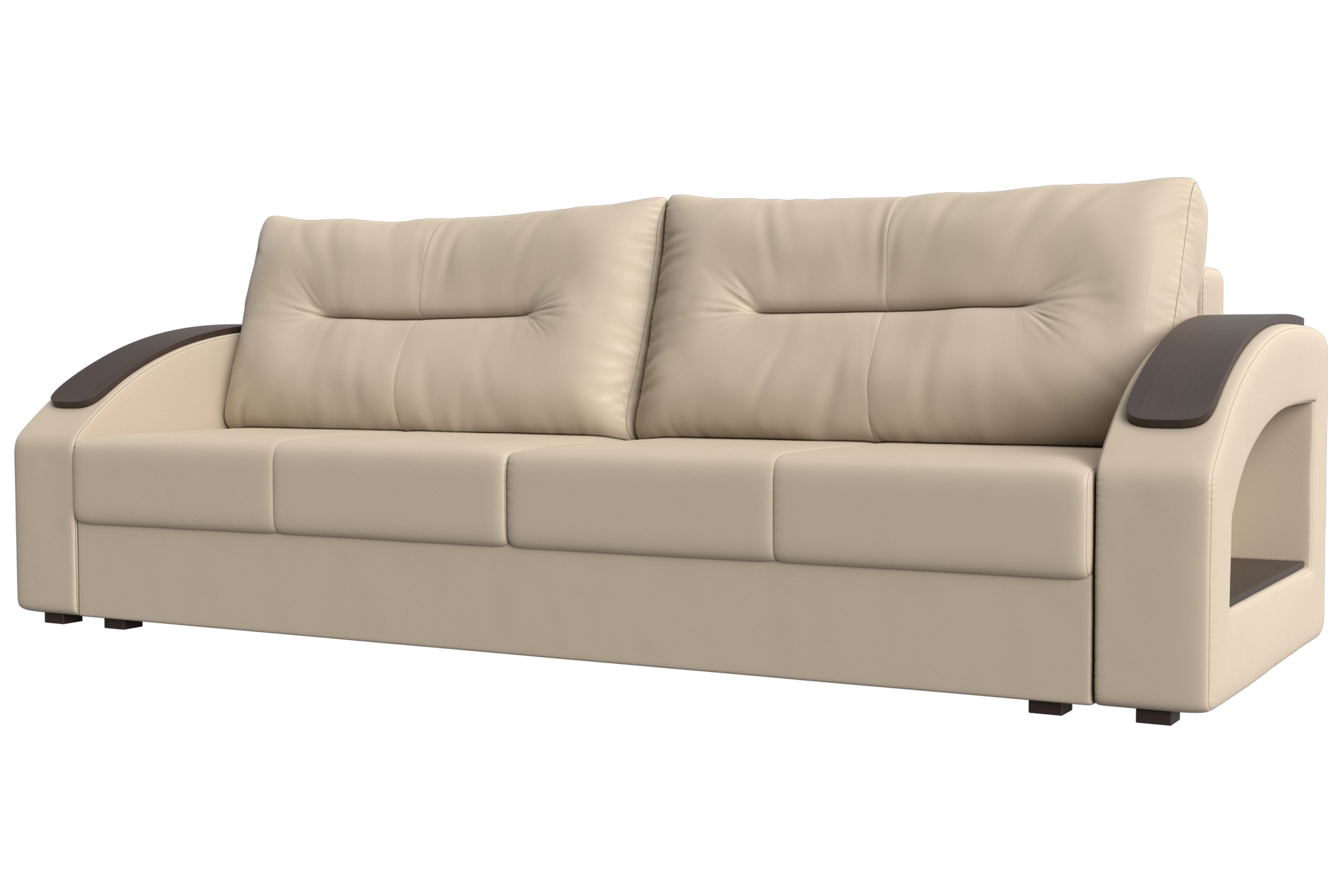 Диван-кровать "Канзас" бежевая экокожа купить в Санкт-Петербурге по ...