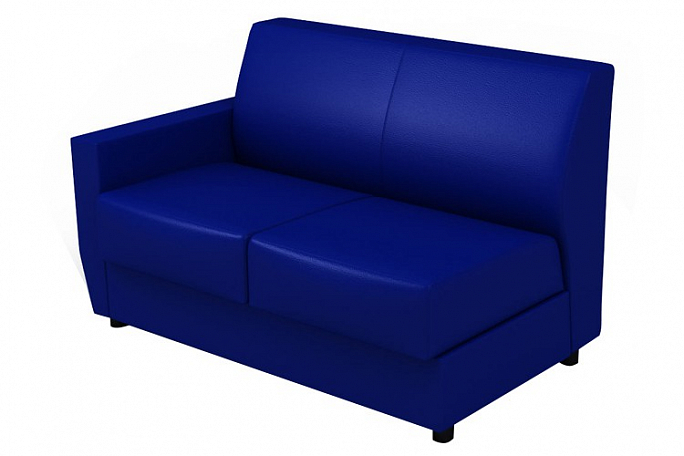 Модуль 2х местный с подлокотником "Омега"