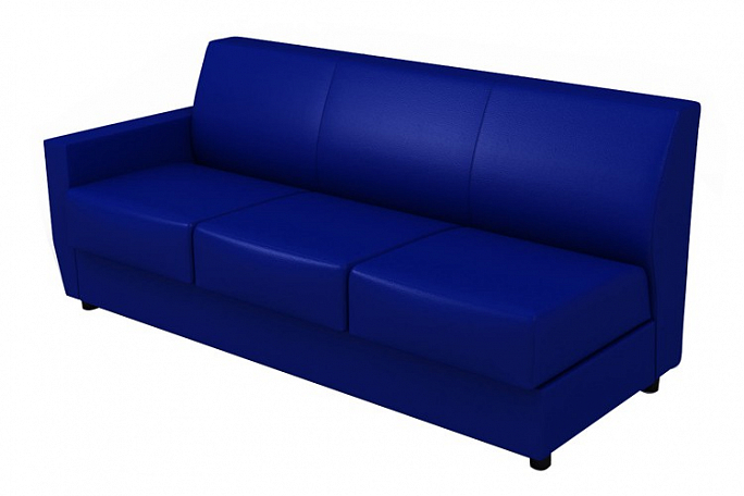 Модуль 3х местный с подлокотником "Омега"