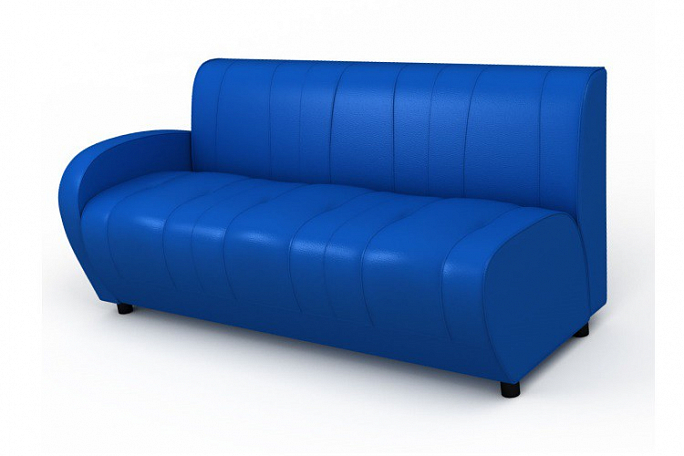 Модуль 3х местный с подлокотником "Альфа люкс"