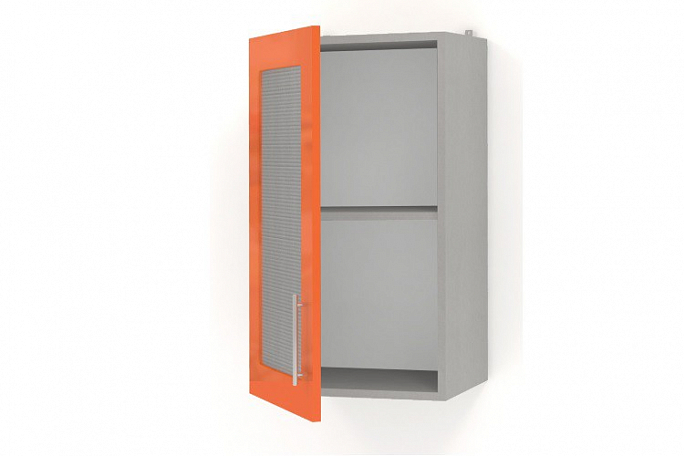 Шкаф 1 дверный витрина "Палитра" (КШ.003.500-04)