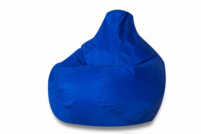 Кресло-мешок груша синее XL, оксфорд