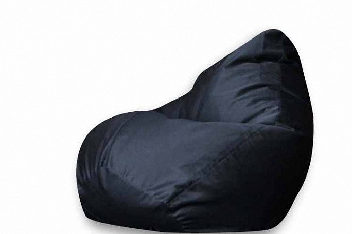 Кресло-мешок / пуф груша "Фьюжн XL" черное