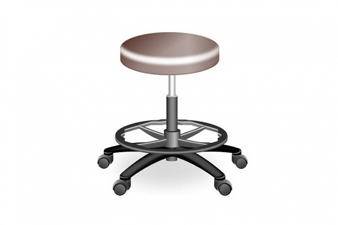 Табурет вращающийся ТВ-2П-01