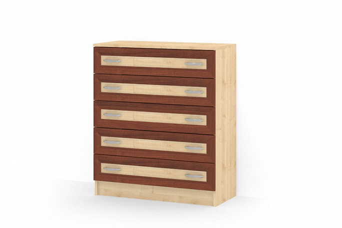 Комод (5 ящиков) к прихожей "Неаполь Р"