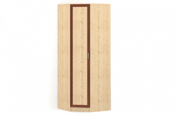 Шкаф угловой  (1 дверный с полками) к прихожей "Неаполь Р"