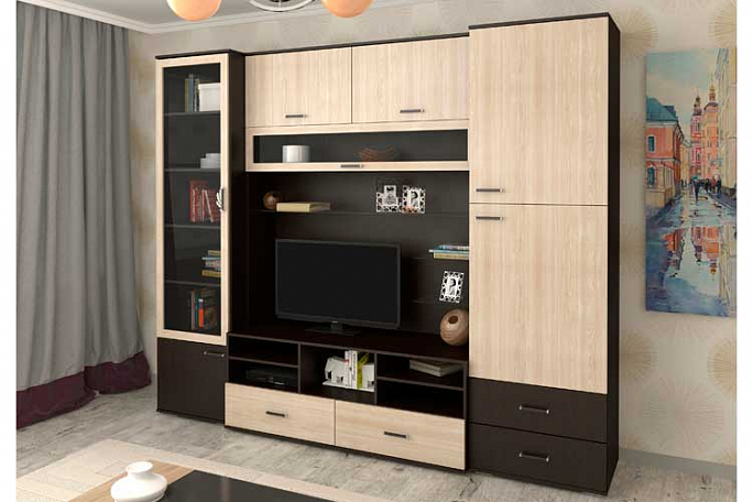 Стенка "Азалия-7" ЛДСП