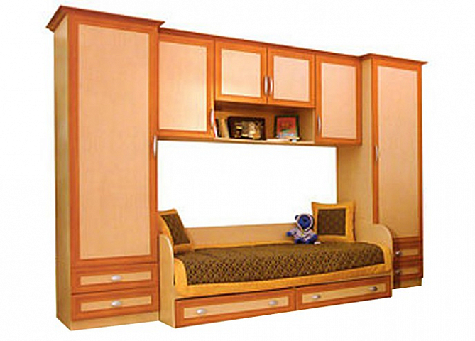 Детская стенка "Лилия" (без стола)