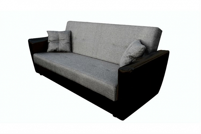 Диван-кровать "Амстердам" книжка, рогожка серая