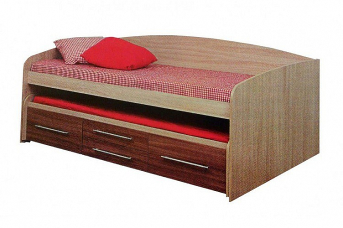 Кровать двухъярусная "Адель-5" ясень шимо