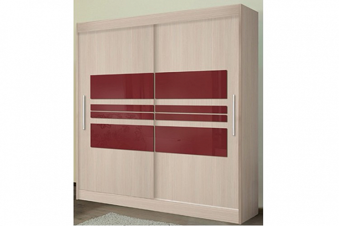 Шкаф-купе 2-х створчатый "Эконом-2" Лакобель