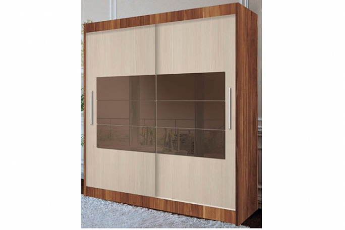 Шкаф-купе 2-х створчатый "Эконом-27" Лакобель