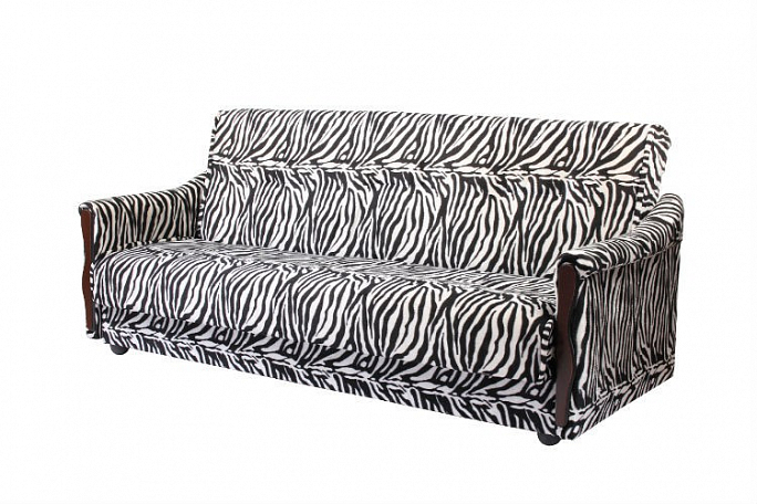 Диван-кровать "Уют" велюр зебра купить за 12290 руб в Москве - интернет-магазин мебели MnogoMeb.Ru