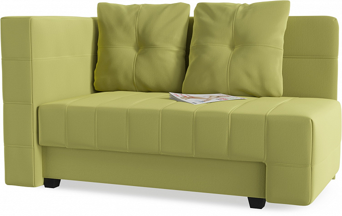 Диван прямой "Корфу NEXT" Green Еврокнижка