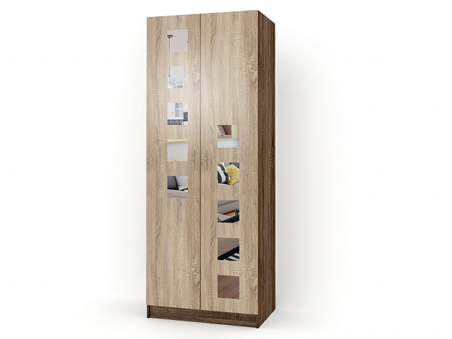 Шкаф распашной двухстворчатый "Лайт Люкс" Д-25