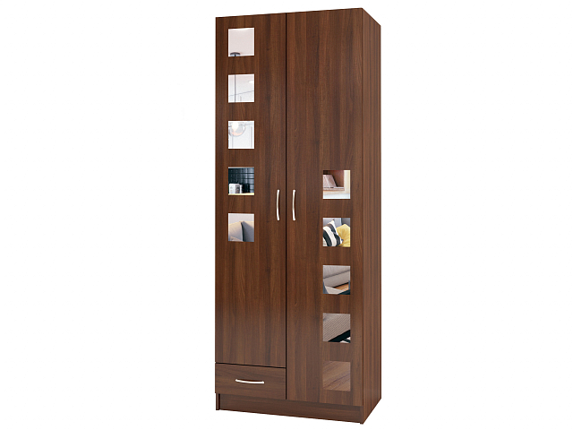 Шкаф распашной двухстворчатый "Лайт Люкс" Д-27