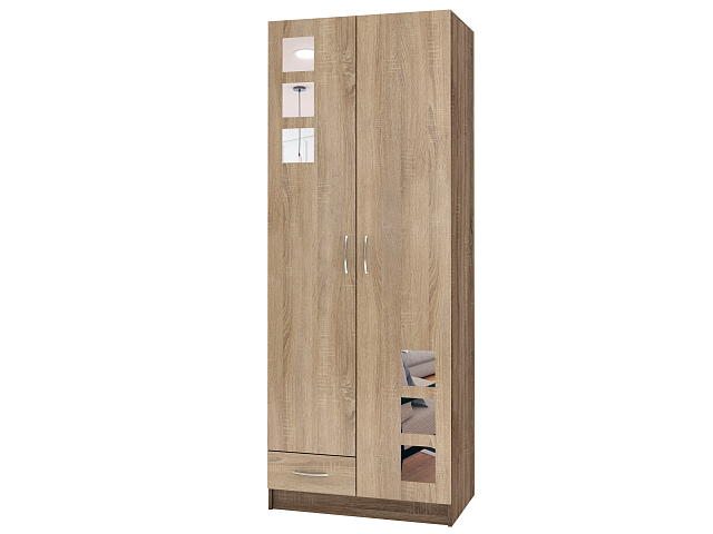 Шкаф распашной двухстворчатый "Лайт Люкс" Д-37