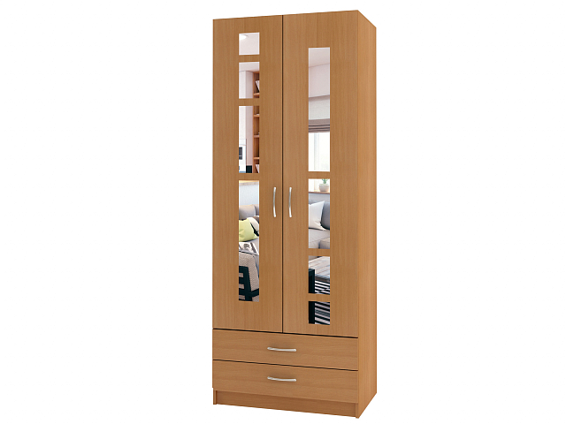 Шкаф распашной двухстворчатый "Лайт Люкс" Д-49