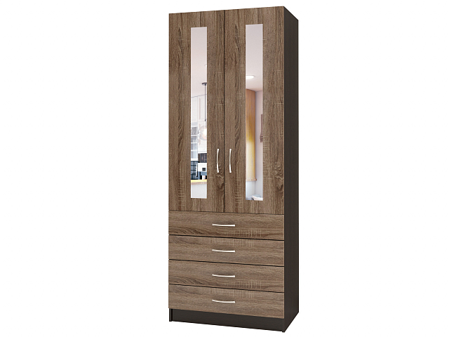 Шкаф распашной двухстворчатый "Лайт Люкс" Д-23