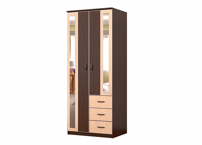 Шкаф двухстворчатый комбинированный "ДК-10"