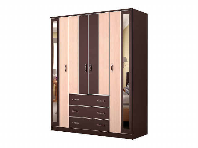 Шкаф четырехстворчатый комбинированный "ЧК-2"