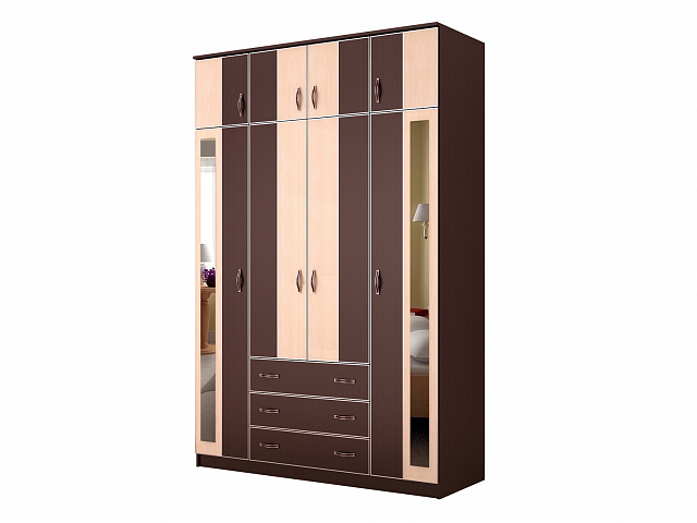 Шкаф четырехстворчатый комбинированный "ЧК-12"