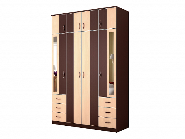 Шкаф четырехстворчатый комбинированный "ЧК-13"