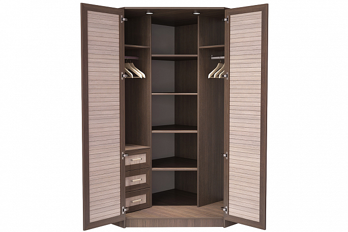 Шкаф угловой двустворчатый "У-5Р"