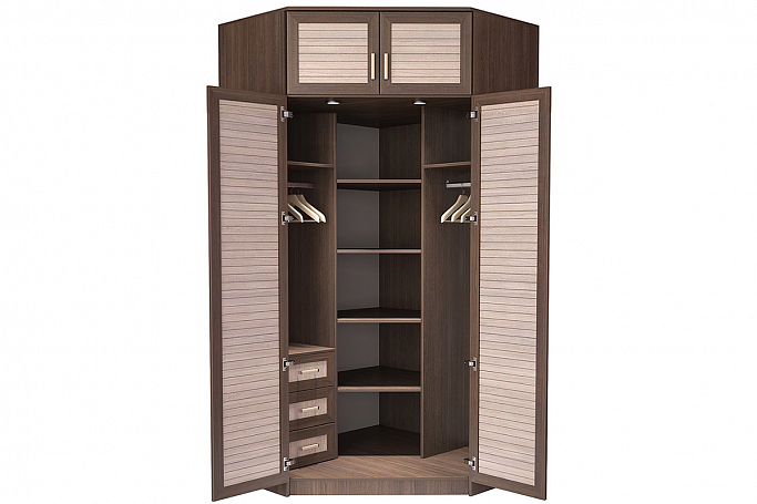 Шкаф угловой двухстворчатый "У-15Р"