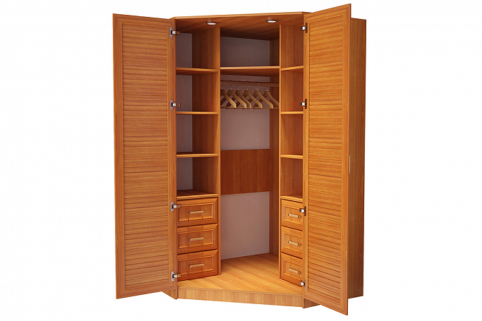 Шкаф угловой двустворчатый "У-3Ж"