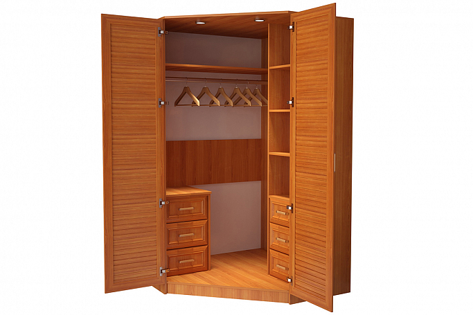 Шкаф угловой двустворчатый "У-4Ж"