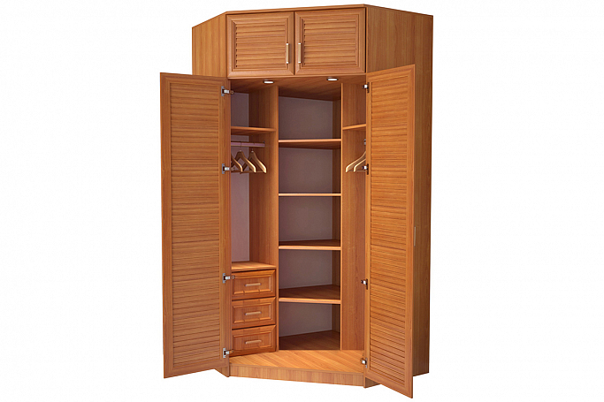 Шкаф угловой двустворчатый "У-15Ж"