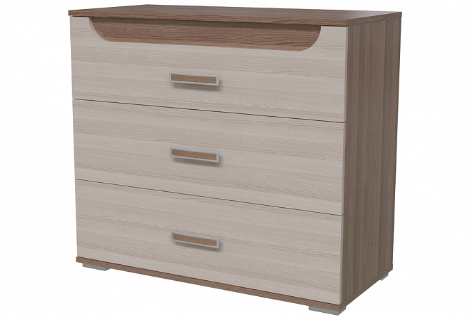 Комод "Пальмира" ясень шимо темный/светлый