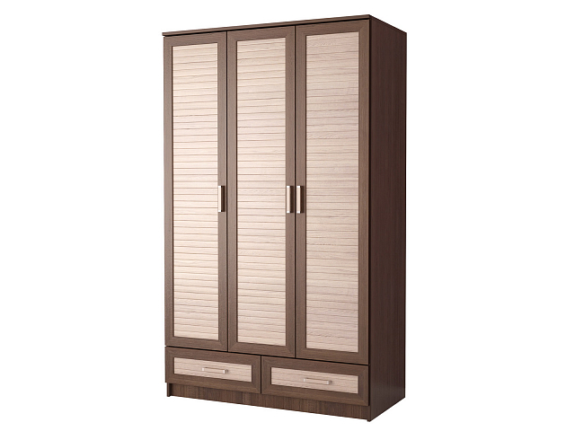 Шкаф трехстворчатый распашной "Т-3" рейка