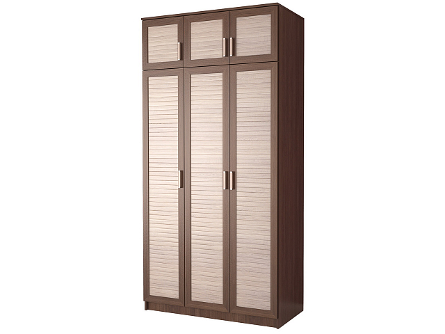 Шкаф трехстворчатый распашной "Т-10" рейка