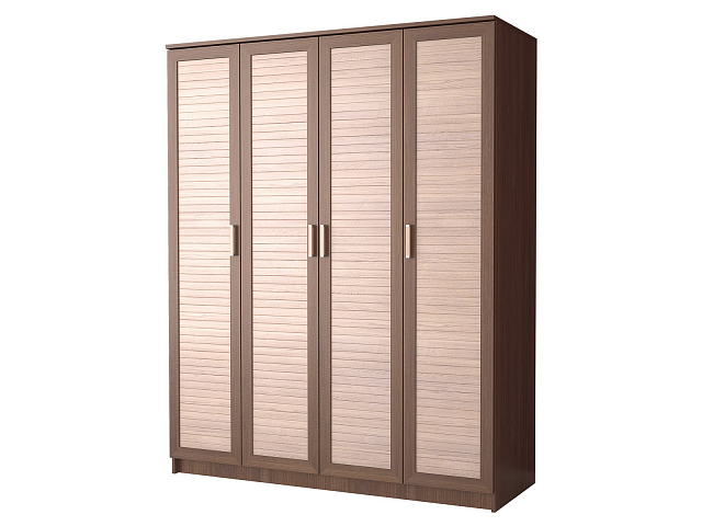 Шкаф четырехстворчатый распашной "ЧР-1" рейка