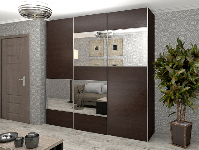 Шкаф-купе трехстворчатый "Рондо" 3(34)