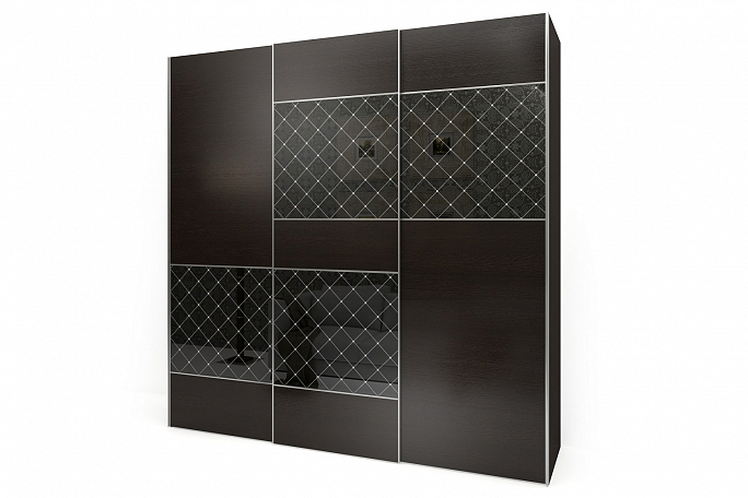 Шкаф-купе трехстворчатый "Рондо" 3(36)