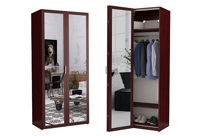 Шкаф гармошка "Дегар Д1 М" зеркало